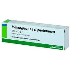 Метилурацил с мірамистином мазь 30г